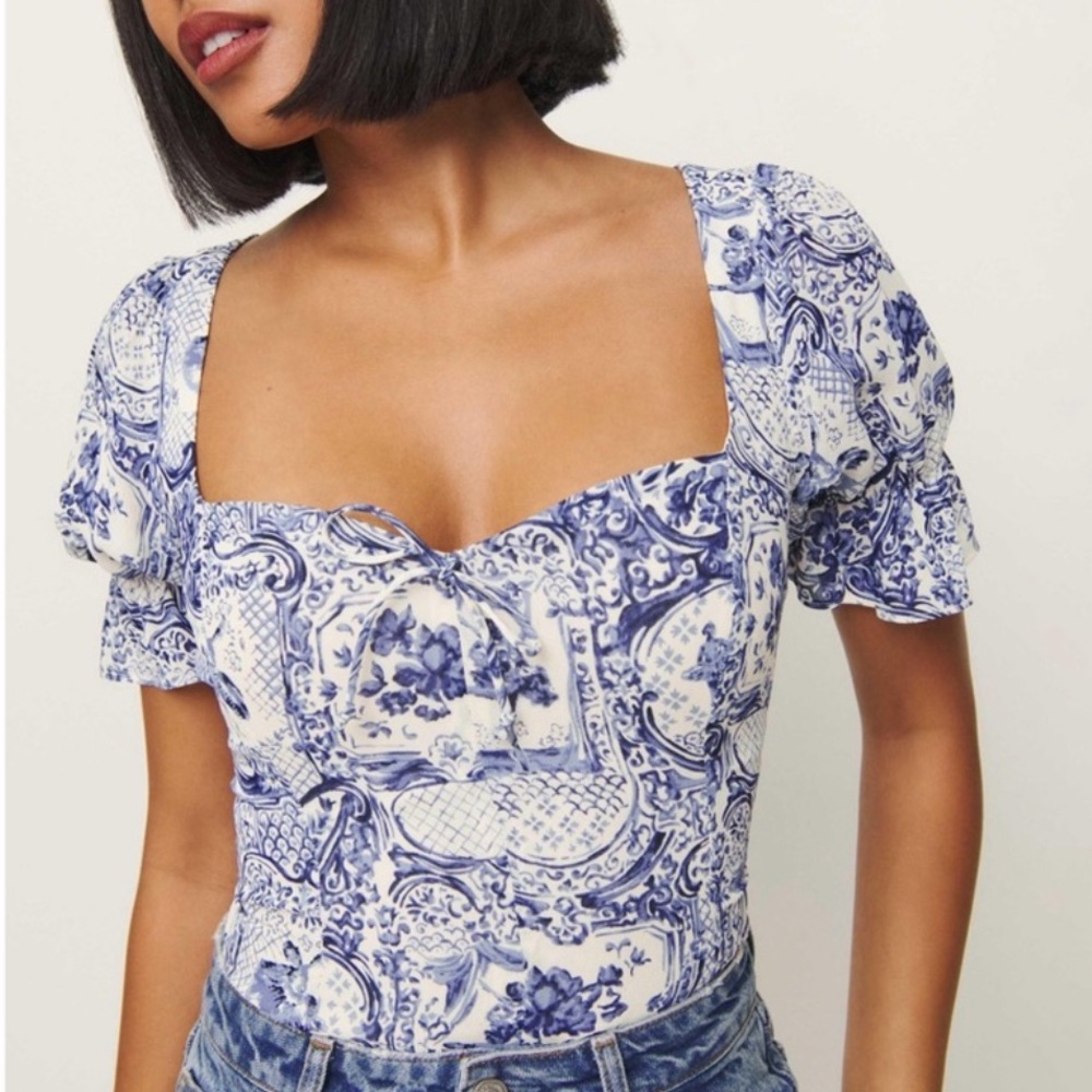 Reformation NWT Delevan Top in En Pointe - Picture 6 of 6